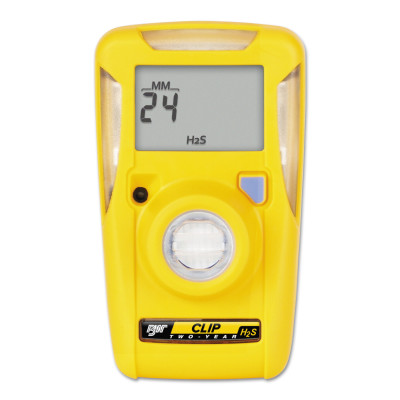 Picture of BW Technologies & Honeywell Analytics 126-BWC2-H515 Clip Single-Gas Detectors - Hydrogen Sulfide & Surecell - 5-15 ppm Alarm Setting