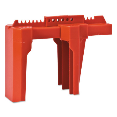 262-BS08A-RD Large 4-Legged Prinzing Ball Valve Lockouts - Red