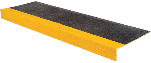 Picture of Safestep 647-292461 Medium Grit Step Covers&#44; Black & Yellow - 36 x 10 in.