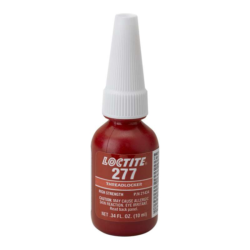 10 ml 277 Series High-Strength Threadlocker, Red Liquid