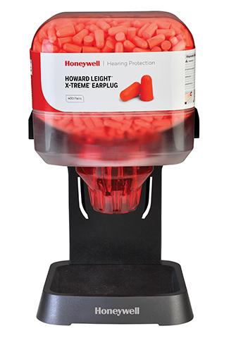 HL400 Earplug Dispenser Refill, Foam, Bullet, 32 dB NRR, Uncorded, 400 Pairs Per Pkg