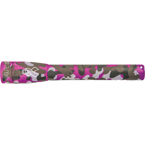 Picture of Mag-Lite 459-SP2PUF6 Mini 2AA LED Flashlight with Sabre Personal Alarm&#44; Pink Camo