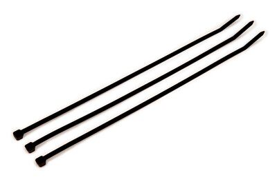 Picture of 3M 500-593131 15 in. Nylon Cable Tie with 120 lbs Tensil - Black, Bag of 500