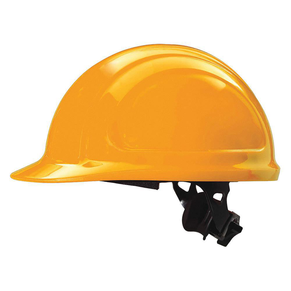 Hard Hat, N20, Polyethylene, 4 Point Ratchet, Type 1, Class E, Orange