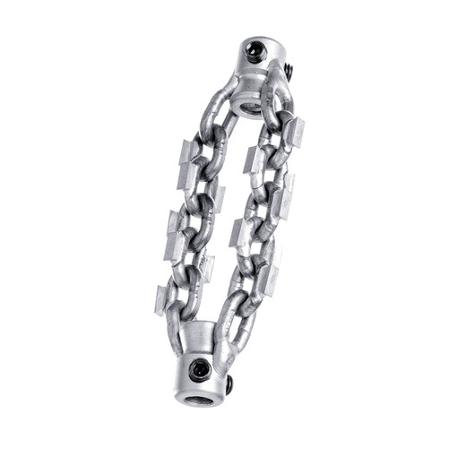 Flex Shaft 2-Chain Knocker with Carbide Tip for 2 in. Pipe, 0.25 in. Cable