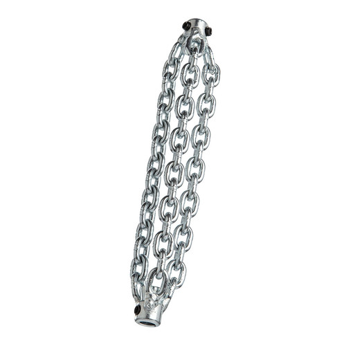 632-64333 Flex Shaft 3-Chain Knocker with Carbide Tip for 4 in. Pipe, 0.31 in. Cable