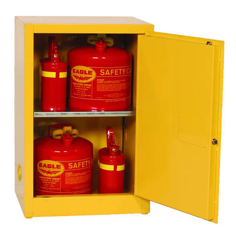 258-1905X 16 gal 33343 Flammable Liquid Storage Self-Closing Cabinet -  Eagle Manufacturing