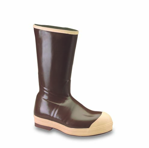 617-22148-CTM-070 12 in. Steel Toe Neoprene Upper Boots for Mens, Copper & Tan - Size 7 -  Servus