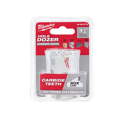 Picture of Milwaukee Electric Tools 495-49-56-0710 1.25 in. Hole Dozer with Carbide Teeth