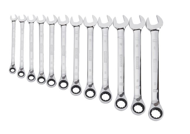 DEWALT 12 Piece Reversible Ratcheting Wrench Set - SAE - DWMT19232
