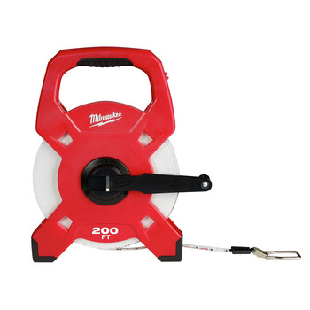 495-48-22-5302 200 ft. Fiberglass Open Reel Long Tape, Red, White & Black