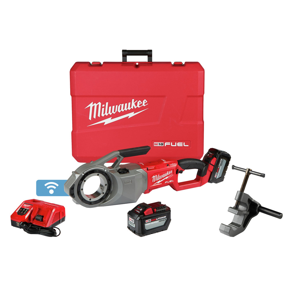 495-2874-22HD M18 Fuel Pipe Threader with One Key Kit