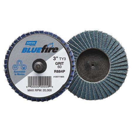547-77696090166 2 x 10 in. P40 Grit Coated Flap Discs
