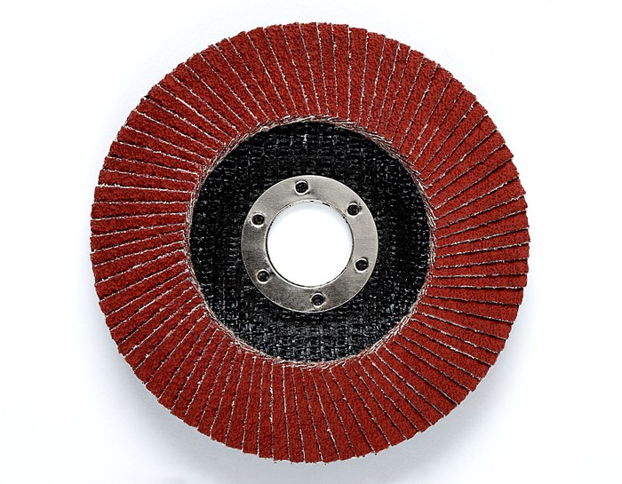 405-076308-64403 3M 4.5 x 0.625-11 in. 969F Precision Shaped Coated Flap Disc, Ceramic Grain Abrasive, Type 27 -  CUBITRON II