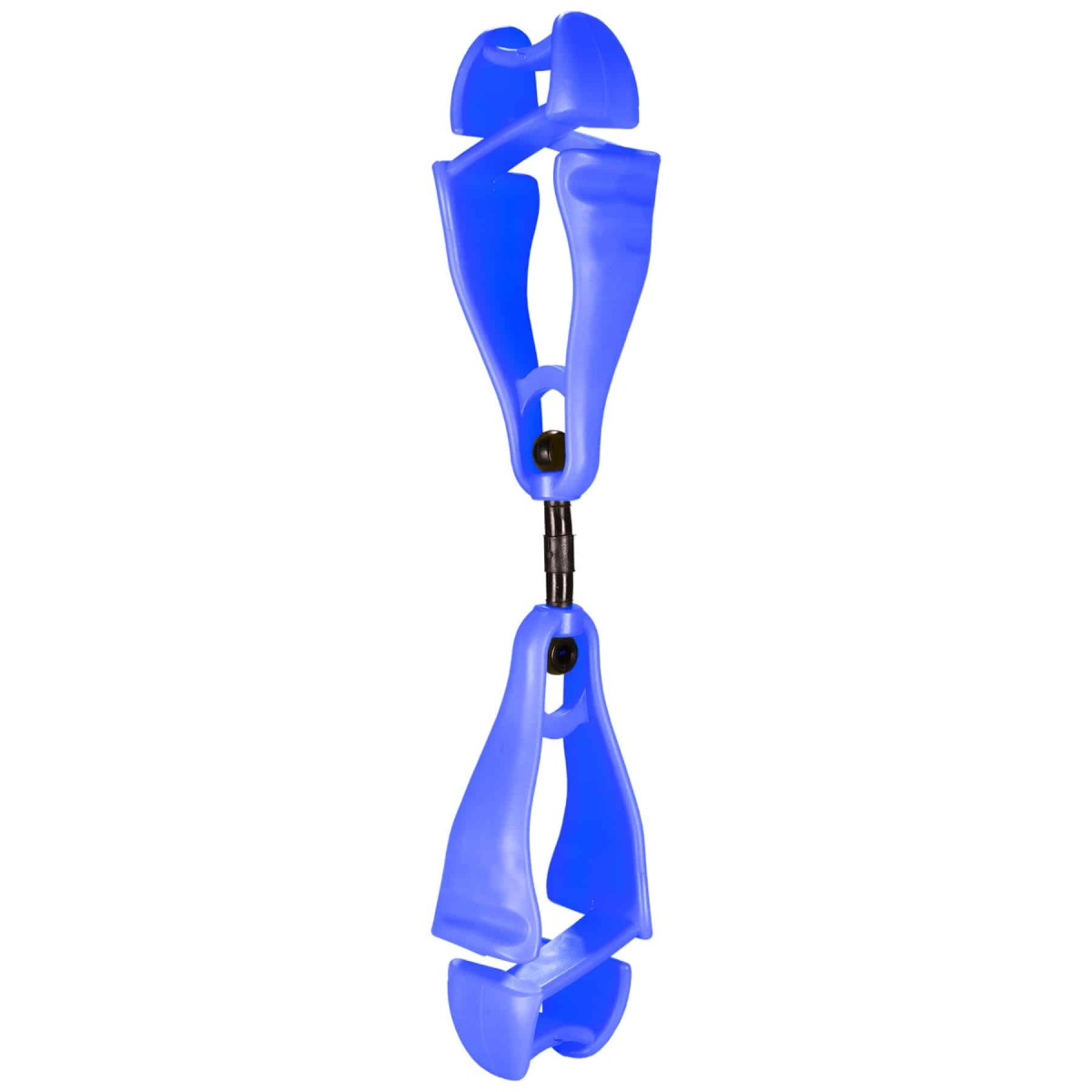 Dual Clip Glove Holder - Blue - Lightweight - Emergency Breakaway Design