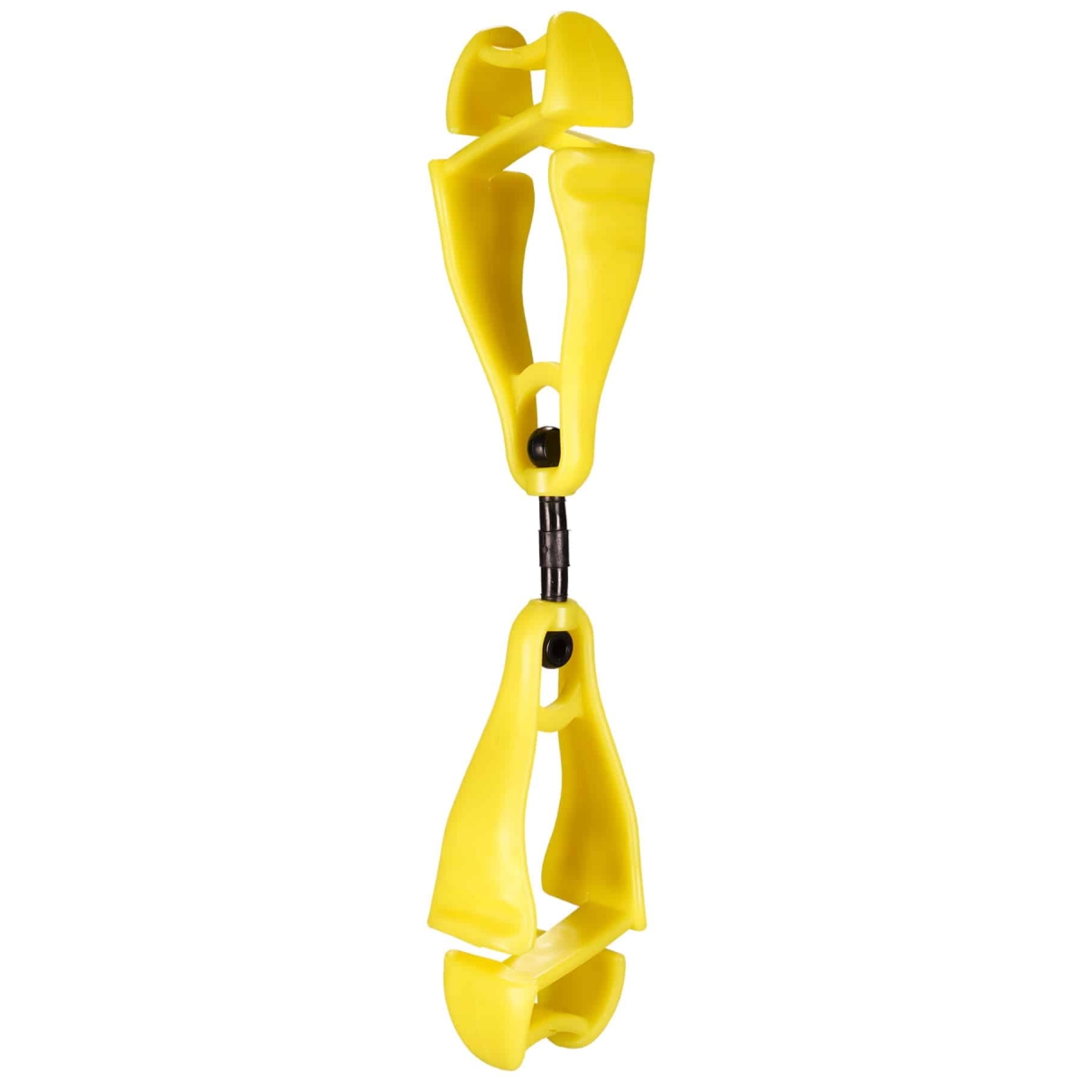 Swiveling Glove Clip Holder - Lime - Dual Clips - Durable Design