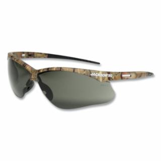 Safety Glasses, Anti-Scratch, Smoke Lens, Camouflage Frame, Half-Frame