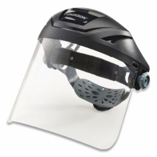 Faceshield Assembly, Clear Visor, Polycarbonate, Ratchet Suspension, Uncoated Lens