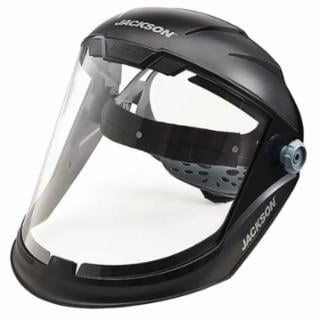Jackson Safety Lightweight MAXVIEW Premium Face Shield with Universal Adapter Anti-Fog Coating - 14203