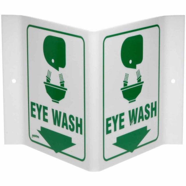 Eye Wash, 6 in x 9 in, Rectangle, Acrylic, V1EW03A
