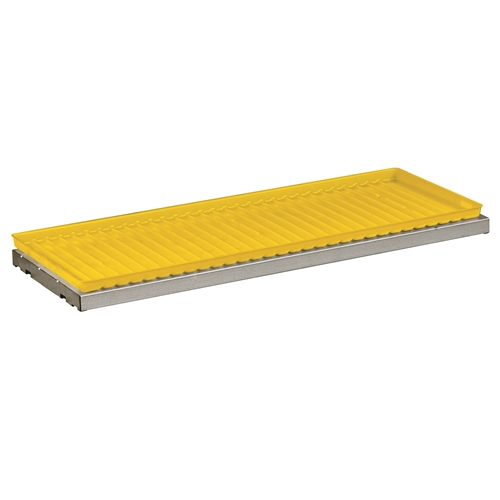 Justrite 400-29063 60 gal Steel Shelf & Poly Tray for Cabinets