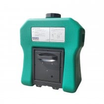 Justrite 400-16GFEW 16 gal Gravity Fed Eyewash Station & Hughes Portable with Self-Contained