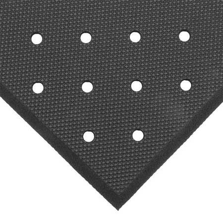 Picture of Notrax 550-T17P0035BL 3 x 5 ft. Superfoam Perforated Mini-Diamond Studded Top Drainage Mat - Black