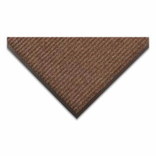 Entrance Mat, Polypropylene, 3/8 in Thick, Brown, 3 ft W x 5 ft L