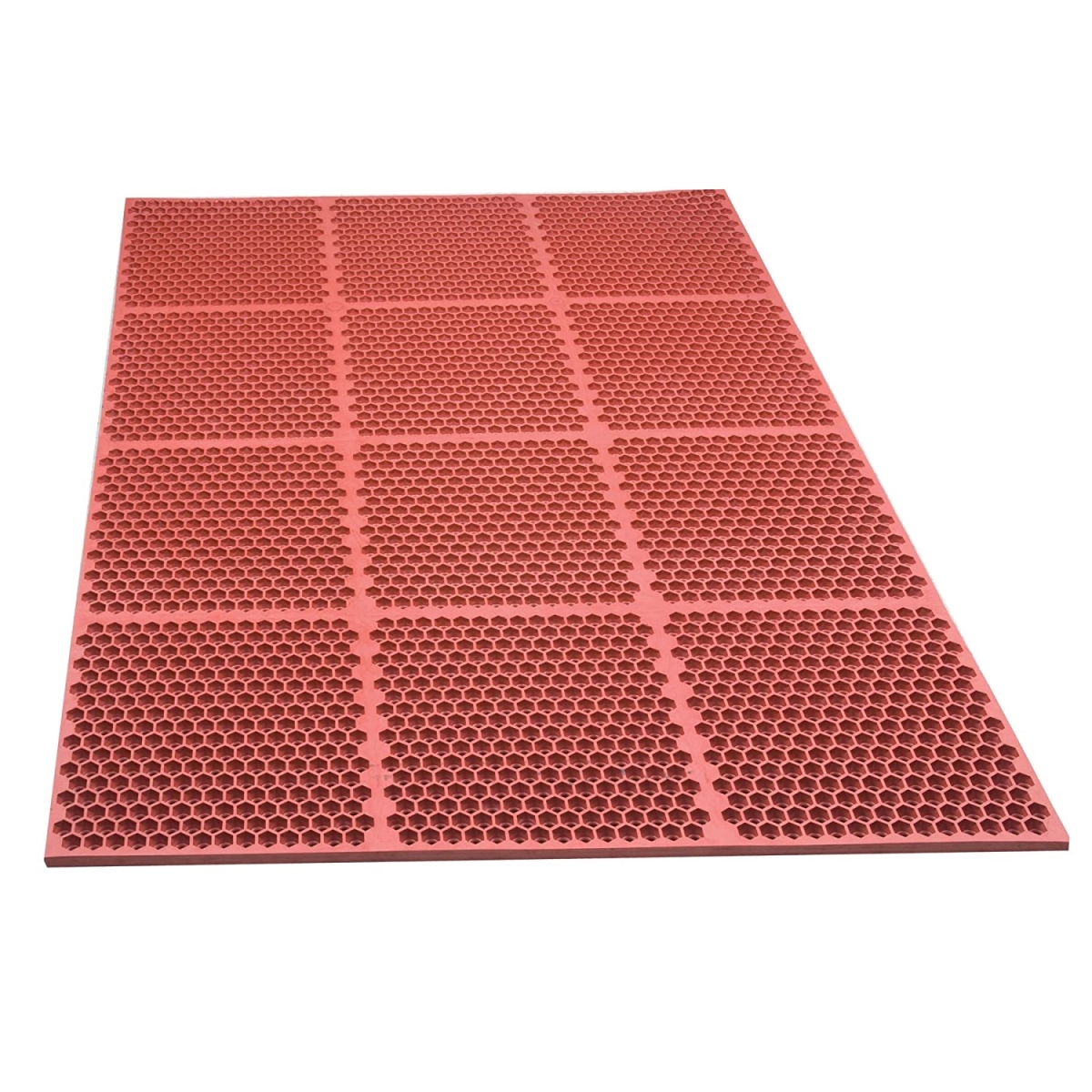 NoTrax T15S0036RD Optimat Grease-Proof Floor Mat, 3' x 6', 1/2 Thick, Red