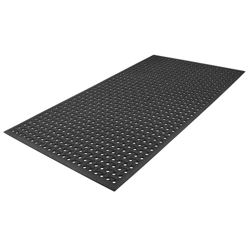 2 x 3 in. Superflow Mat, Black