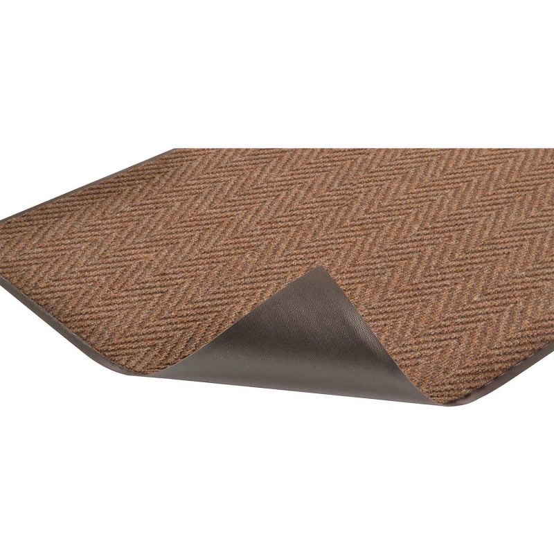 550-105S0310BR 3 x 10 ft. 105 Chevron Floor Mat, Brown