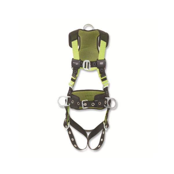 493-H5CC311022 Mating Chest Buckle & Tongue Leg Buckles Side Steel D-Rings H500 Construction Comfort Full Body Harness, Universal