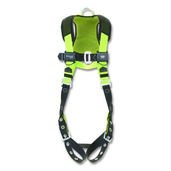 493-H5IC221001 H500 Quick Connect Industry Comfort Full Body Harness with Back D-Ring, Small & Medium