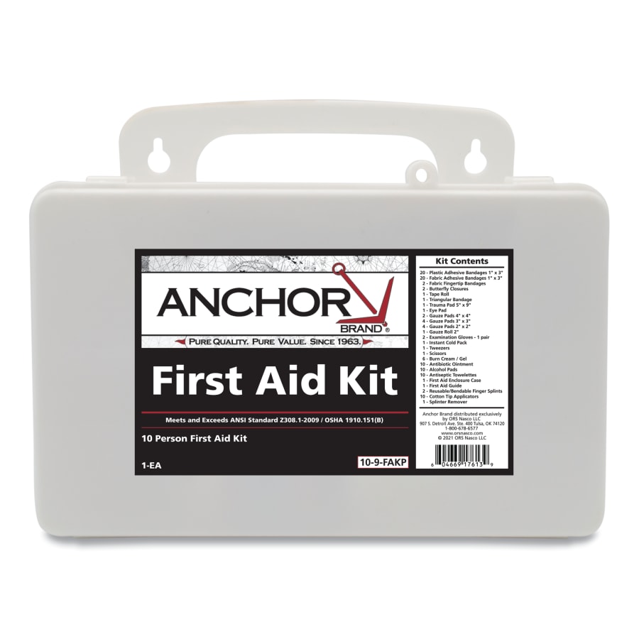 Picture of Anchor 101-10-9-FAKP 10 Person 2009 First Aidkit, Plastic