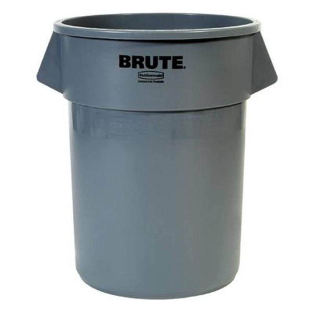 640-FG265500GRAY 55 gal Brute Container Without Lid Trash Can, Gray