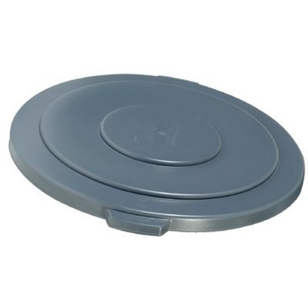 BRUTE Round Container Lid, for 2632 32-gal Waste Containers, 22-1/4 in dia, Gray