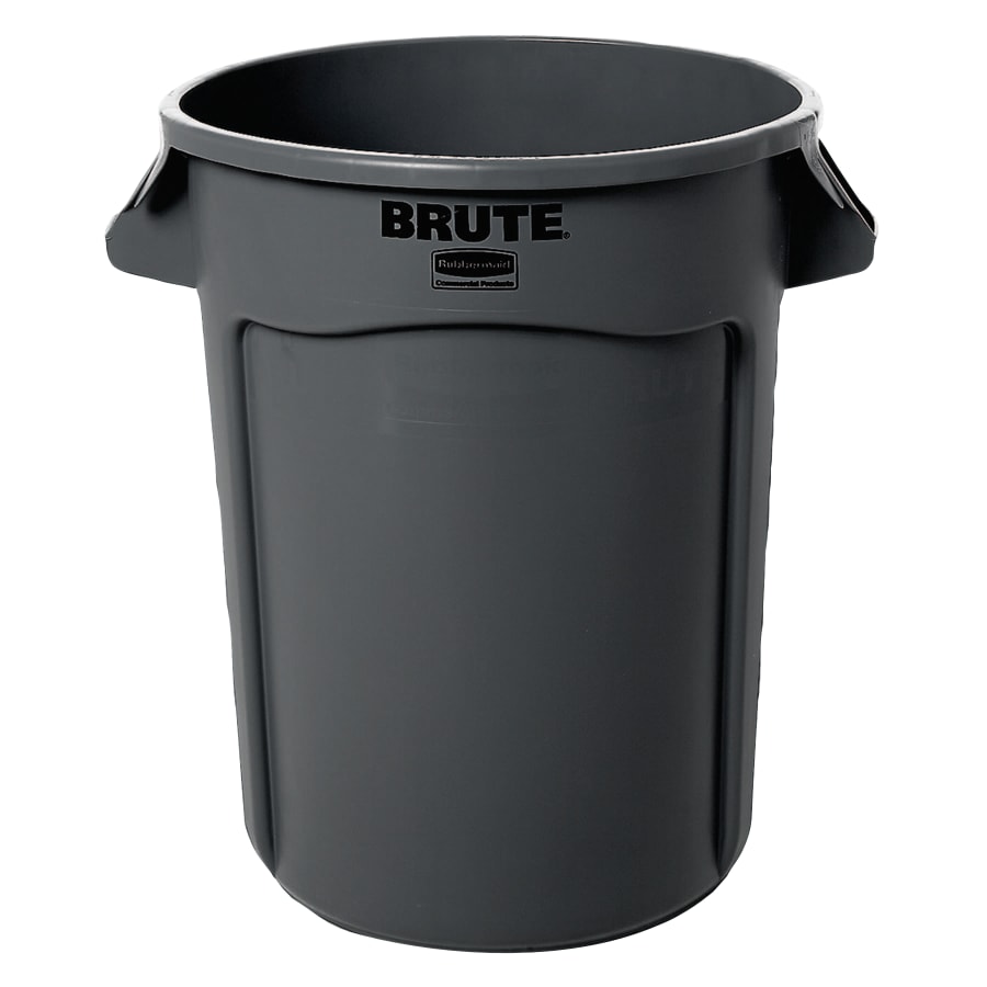 640-FG263200GRAY 32 gal Brute Container Without Lid Trash Can, Gray