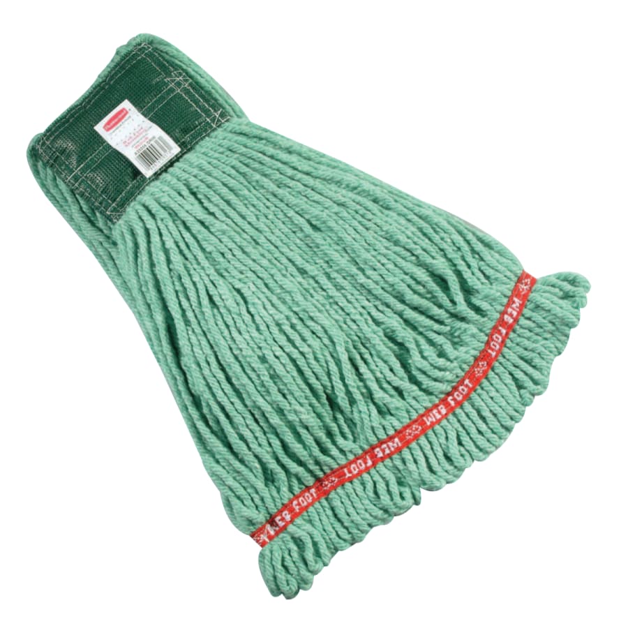 Web Foot Shrinkless Wet Mops, Medium, Cotton/Synthetic, 5 in