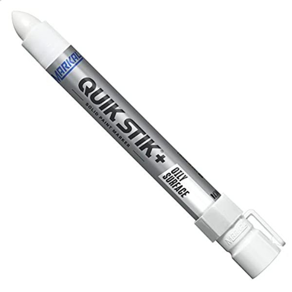 434-28880 Quik Stik Plus Oily Surface Paint Marker, White