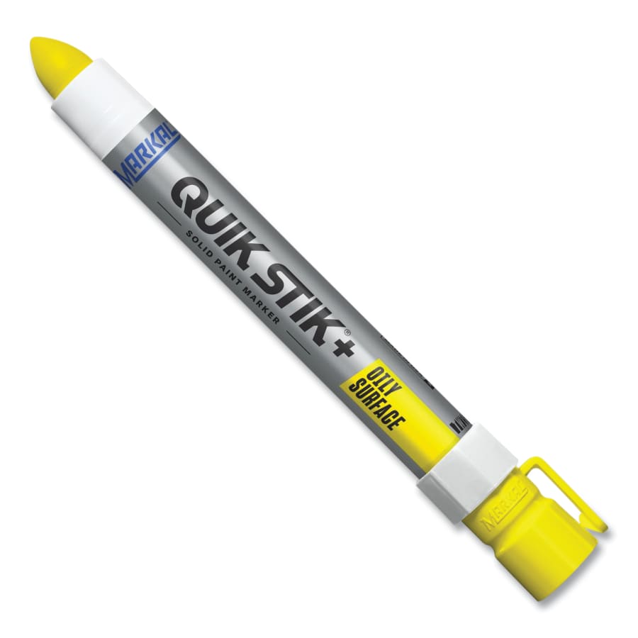 434-28881 Quik Stik Plus Oily Surface Paint Marker, Yellow