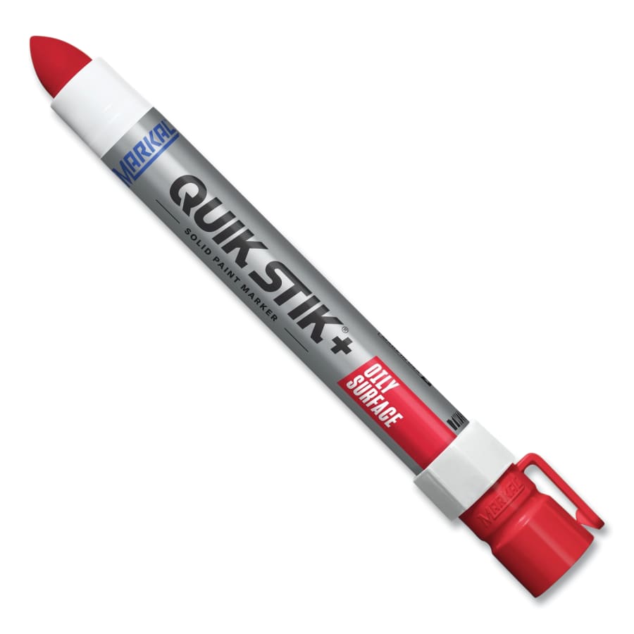 Picture of Markal 434-28882 Quik Stik Plus Oily Surface Paint Marker&#44; Red