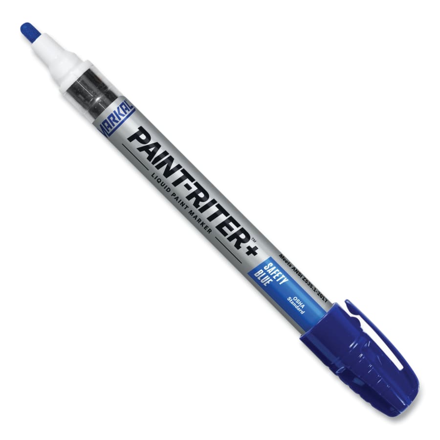 Picture of Markal 434-97275 Paint Riter Plus Safetycolor Paint Marker&#44; Blue