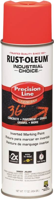 Picture of Rust-Oleum 647-203028V Inverted Marking Paint&#44; Fluorescent Red & Orange - Pack of 12