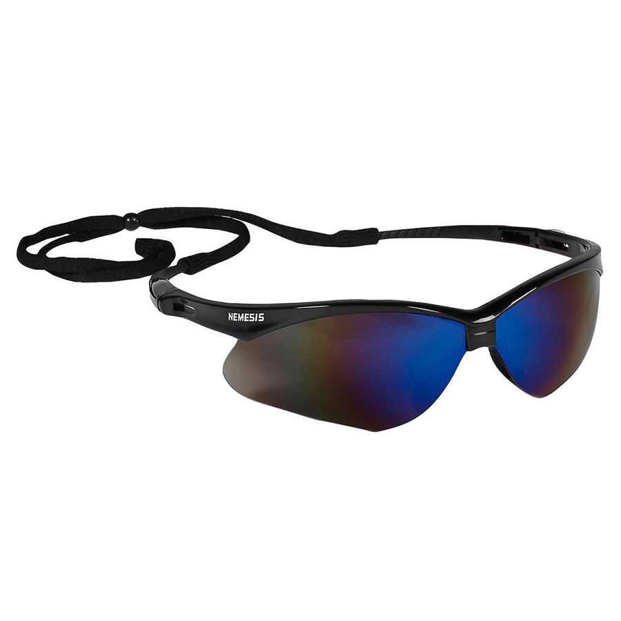 Picture of KleenGuard 412-14481 Nemesis Safety Glasses, Blue