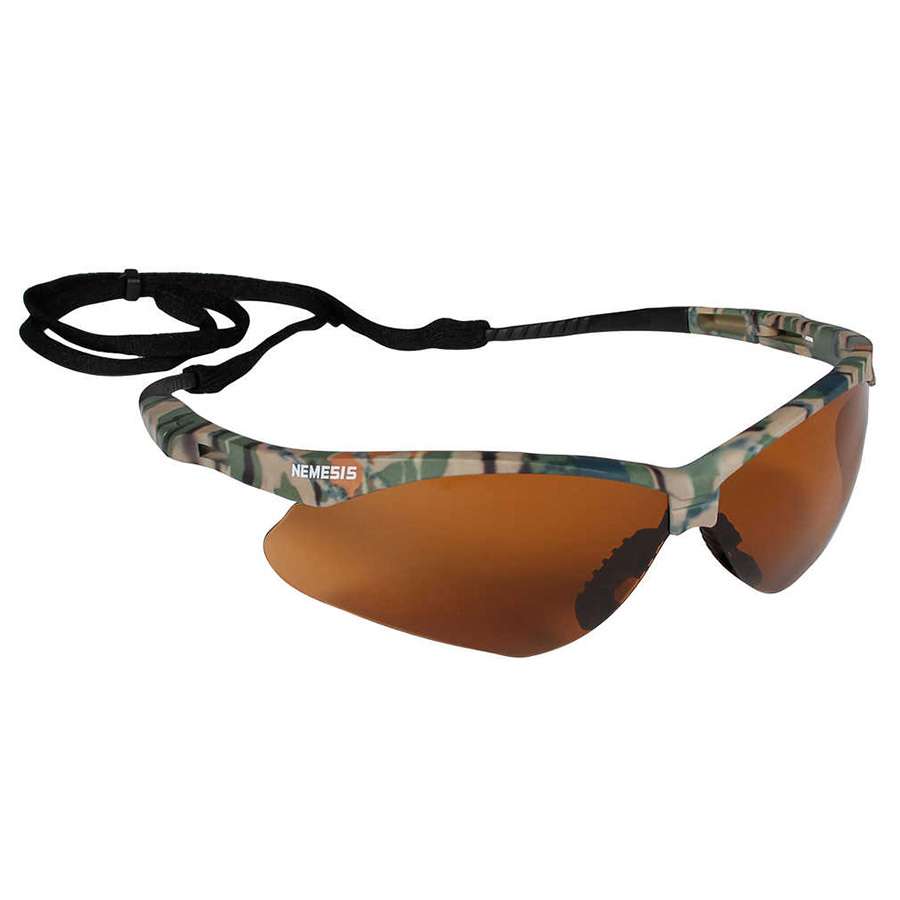 Picture of KleenGuard 412-19644 Nemesis Safety Glasses, Camo Bronze