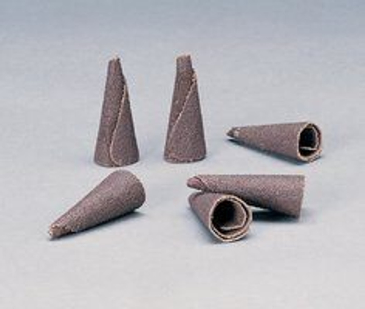 405-051115-41530 0.25 x 1.125 in. 80 K-110 Tapered Cone Point AO Standard Abrasives, Brown -  3M