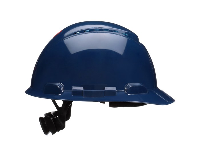 Picture of 3M 142-H-710SFV-UV Suspension Hard Hat with Uvicator, Navy Blue