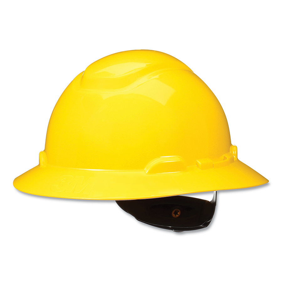 Picture of 3M 142-H-802SFR-UV Full Brimhardhat Ratchet with Suspension Uvicator, Yellow
