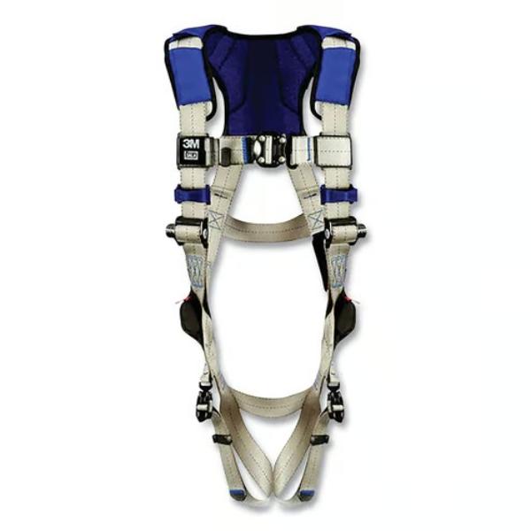 ExoFit(TM) X100 Fall Protection Harness, L, 420 lb, Quick-Connect Chest/ Quick-Connect Leg Straps