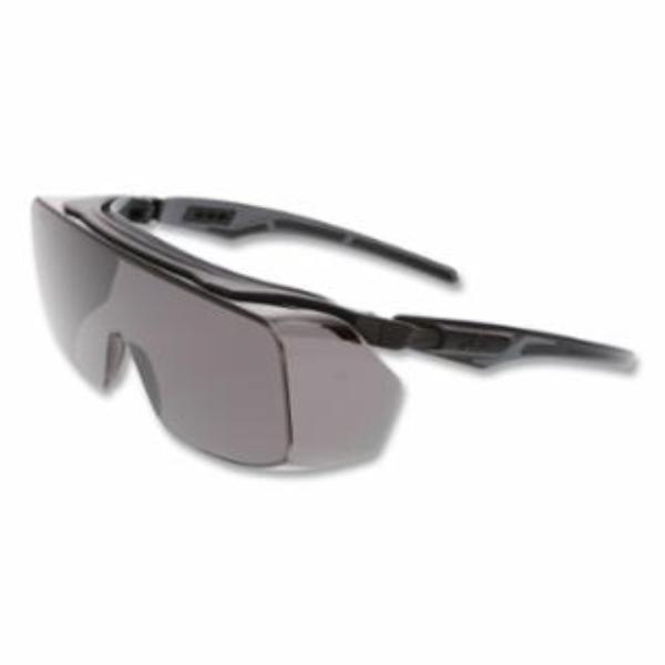 Picture of MCR Safety 135-OG212PF Klondike OTG Safety Glasses - Gray Polycarbonate Lens&#44; Black Frame & MAX6 Anti-Fog - Pack of 12